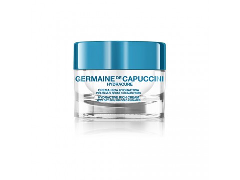 GERMAINE DE CAPUCCINI Turtingos tekstūros drėkinamasis kremas itin sausai odai HYDRACURE 50ml GERMAINE DE CAPUCCINI Turtingos tekstūros drėkinamasis kremas itin sausai odai HYDRACURE 50ml